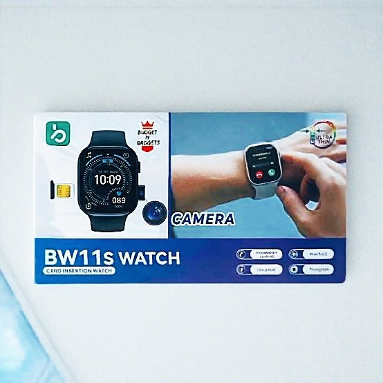 BW11s Camera Smart Watch SIM Support Fitness Tracking Smart Watch 2.1 Display