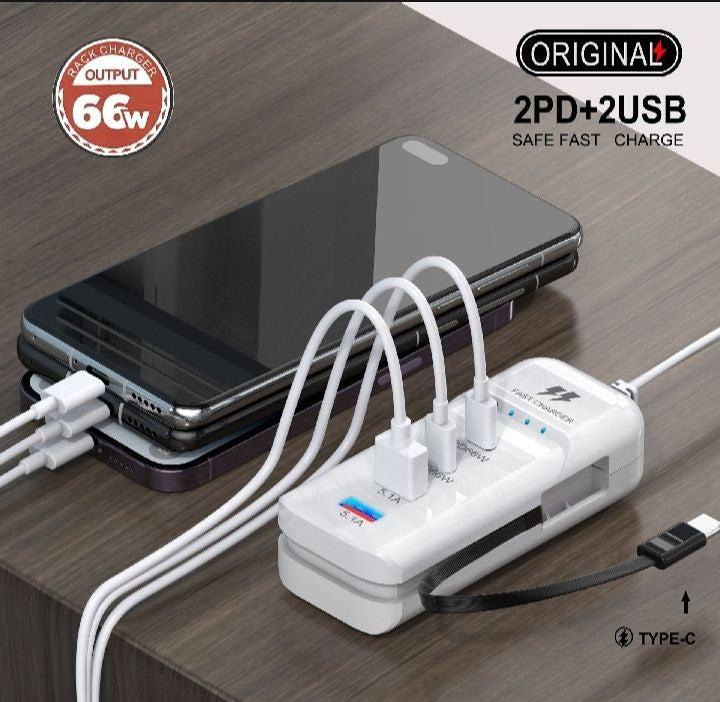 5 in 1 Rack Charger 66W