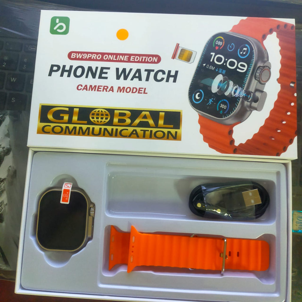 BW9 Pro Online Edition Phone Watch Camera Model ( Sim Suported)