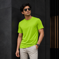Premium Parrot Green Jersey T-Shirt – Lightweight & Breathable