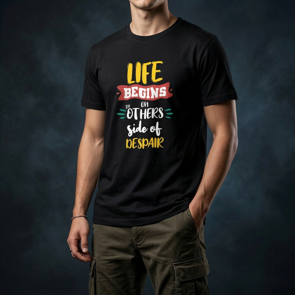 Unique Design Cotton T-Shirt