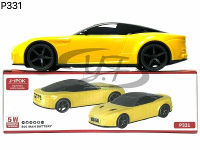 J-iPOK P331 Car-Shaped Wireless Speaker – 5W Portable Bluetooth Speaker with Deep Bass, 800mAh Battery, TWS & Unique Car Design