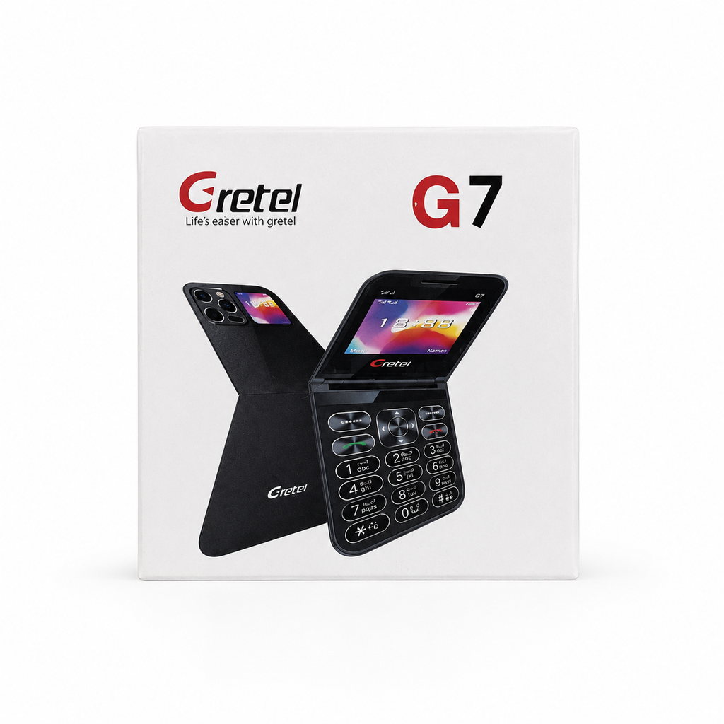 Gretel G7 Flip Folding Phone Dual Display Caseing