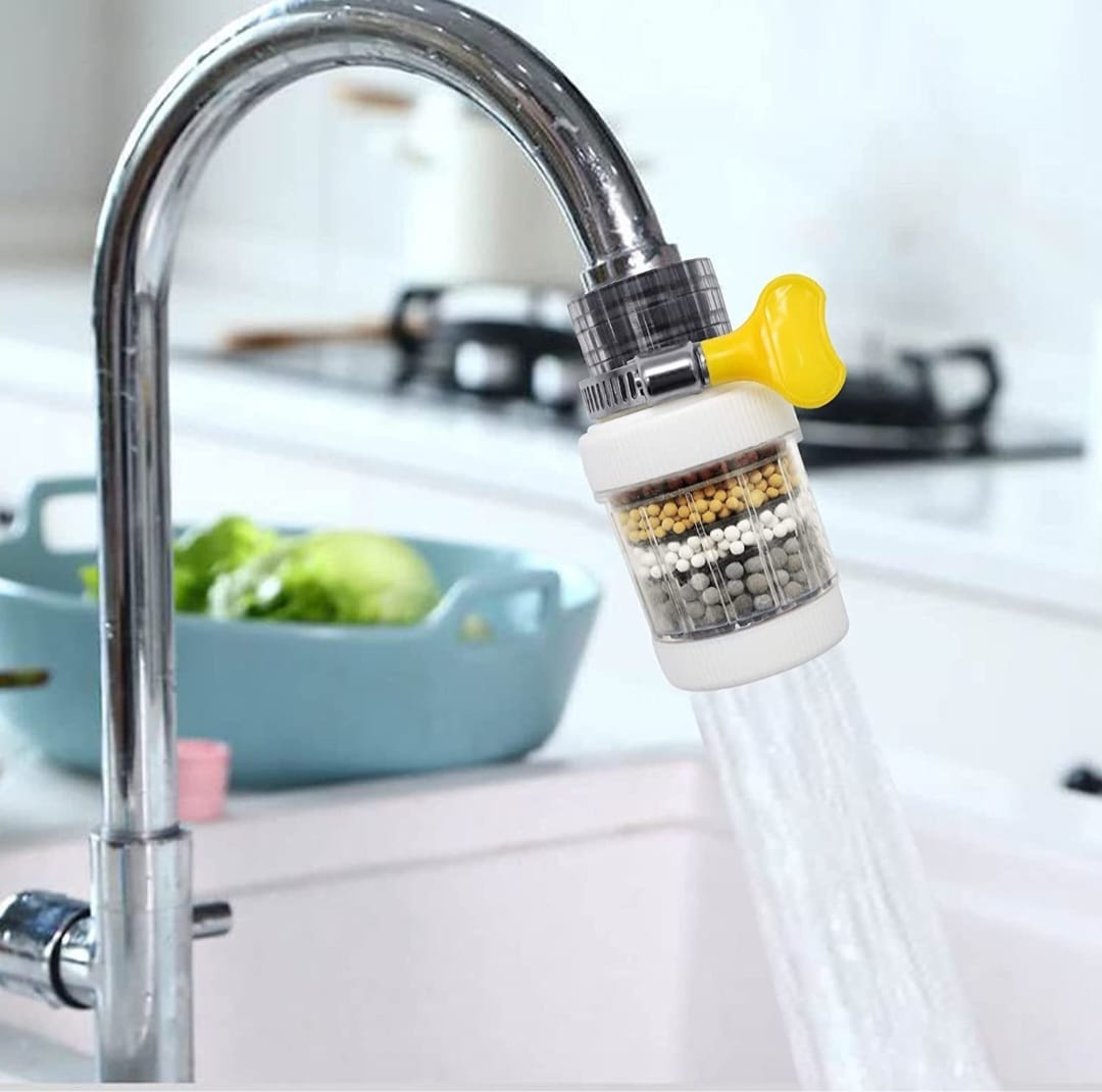 Fankiway Universal Activated Carbon Faucet Water Filter – 6-Layer Purifier & Kitchen Gadget for Clean Safe Tap Water