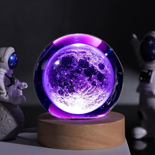 3D Crystal Ball Night Light