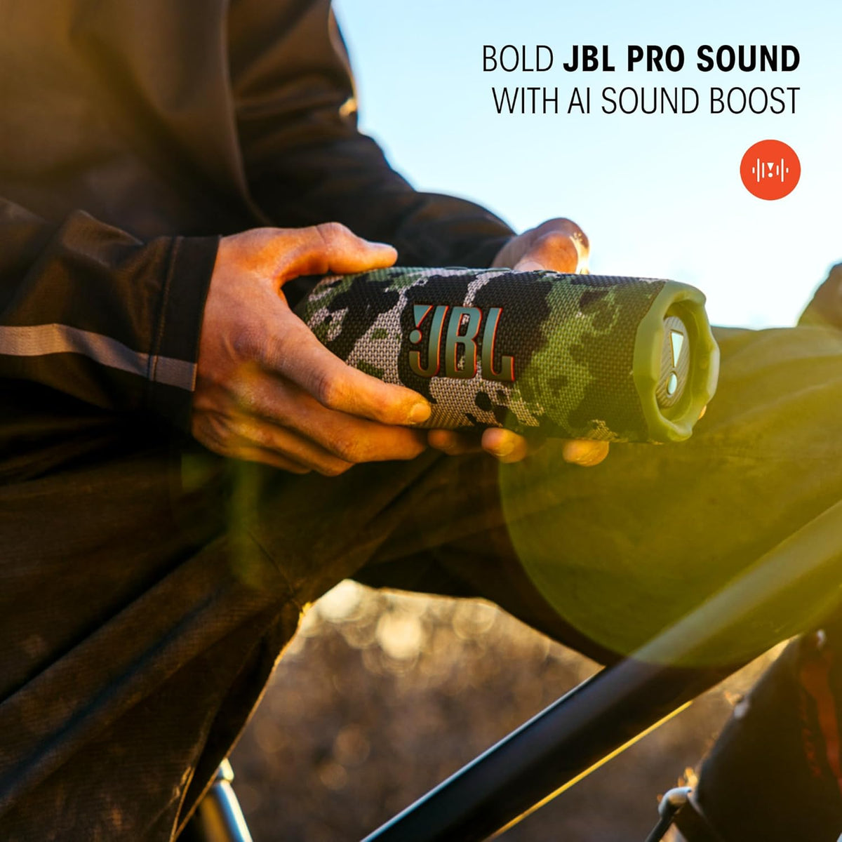 JBL Flip 7+ Portable Waterproof Bluetooth Speaker – 35W AI Sound Boost, Bluetooth 5.4, IP68 Dustproof, 16H Playtime & Auracast Support