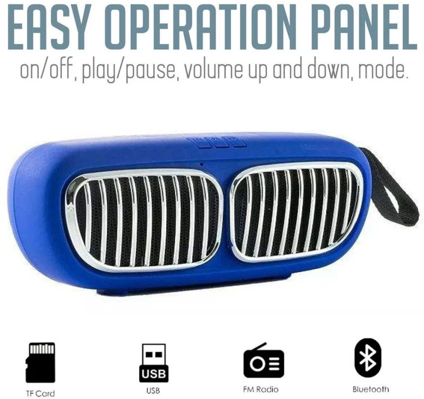 NBS-11 Portable Wireless Mini Bluetooth Speaker – 5W High Bass & Clear Sound, FM Radio, TF Card, USB, Built-In Mic & 1200mAh Battery