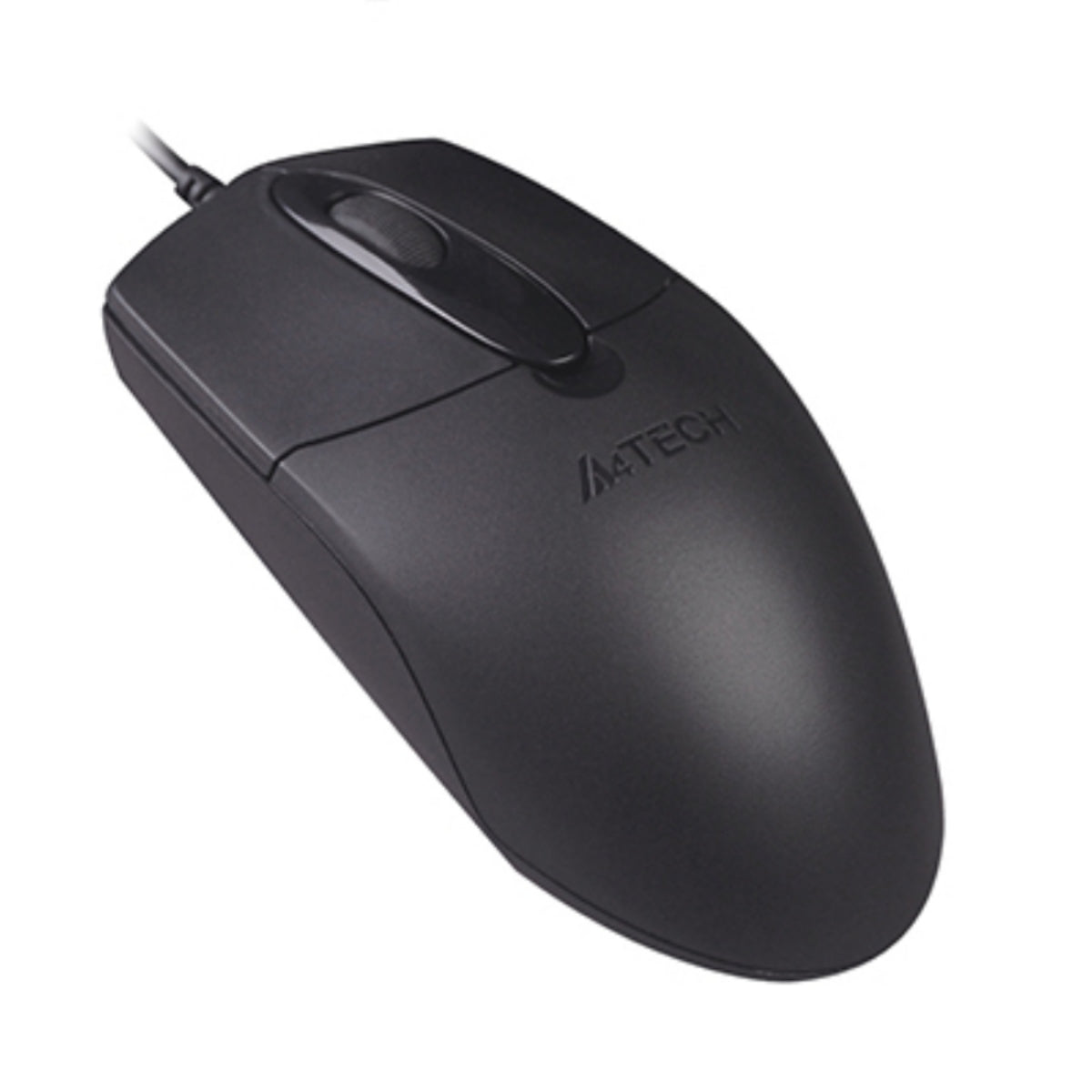 A4Tech OP-720 Wired Optical Mouse – 1200 DPI, Ergonomic Symmetric Design, Plug & Play, 1.5M USB/PS2 Cable & Durable Build for Office & PC