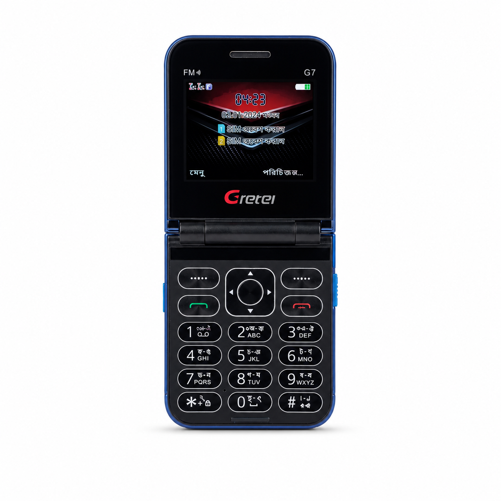 Gretel G7 Flip Folding Phone Dual Display Caseing