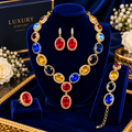 Premium Bridal/Party Multicolor Stone Jewelry Set
