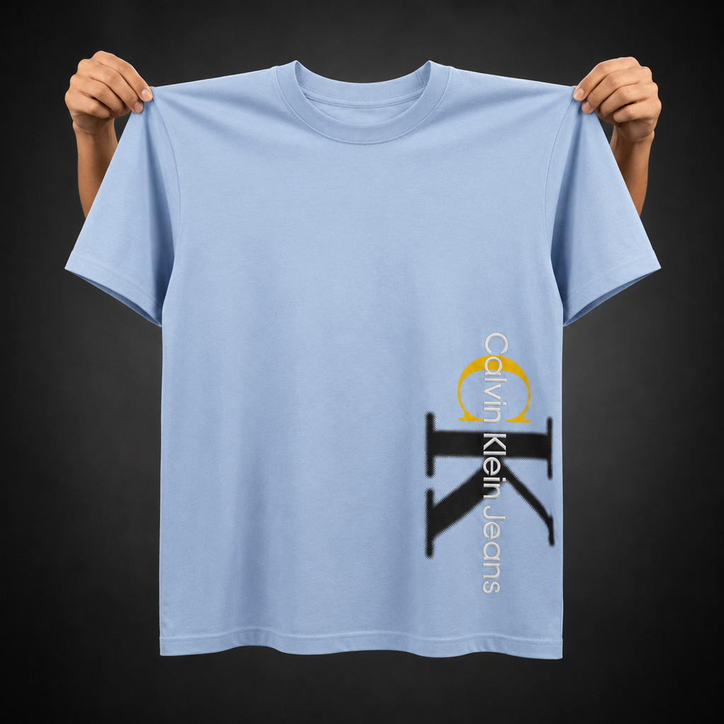 Export Brand Summer T-Shirt- Sky