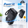 Hoco MMJ-17 20000mAh Fast Charging Power Bank – 22.5W & PD 20W Portable Charger with Dual Outputs, LED Digital Display & Multi-Protection Safety