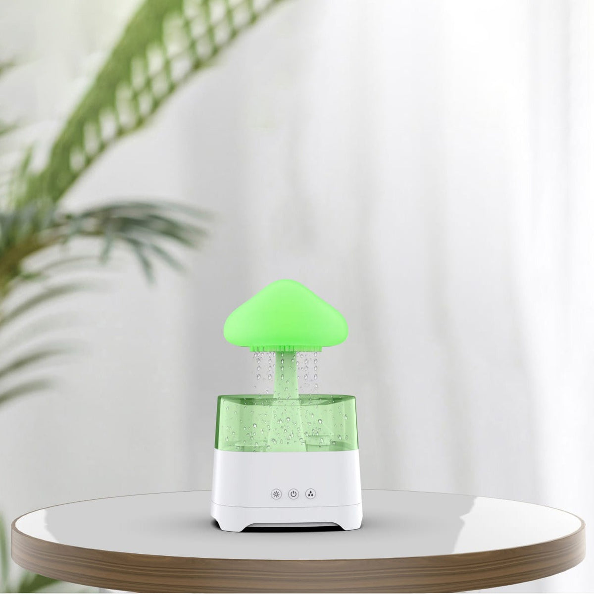 5-in-1 Rain Cloud Humidifier & Bluetooth Speaker – 450ml Capacity, Relaxing Rain Sound, 7-Color Ambient Light & Smart Anti-Dry Protection
