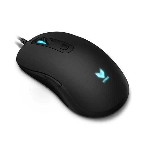 Rapoo V16 RGB Gaming Optical Mouse (Black) – 12,800 DPI Adjustable Sensor, 5 Programmable Buttons, Onboard Memory, Dynamic RGB Lighting & 2-Year Warranty