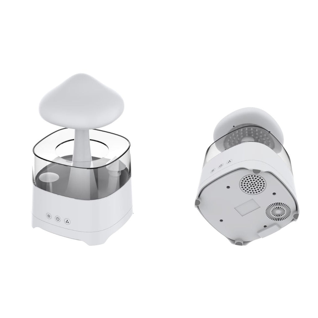 5-in-1 Rain Cloud Humidifier & Bluetooth Speaker – 450ml Capacity, Relaxing Rain Sound, 7-Color Ambient Light & Smart Anti-Dry Protection