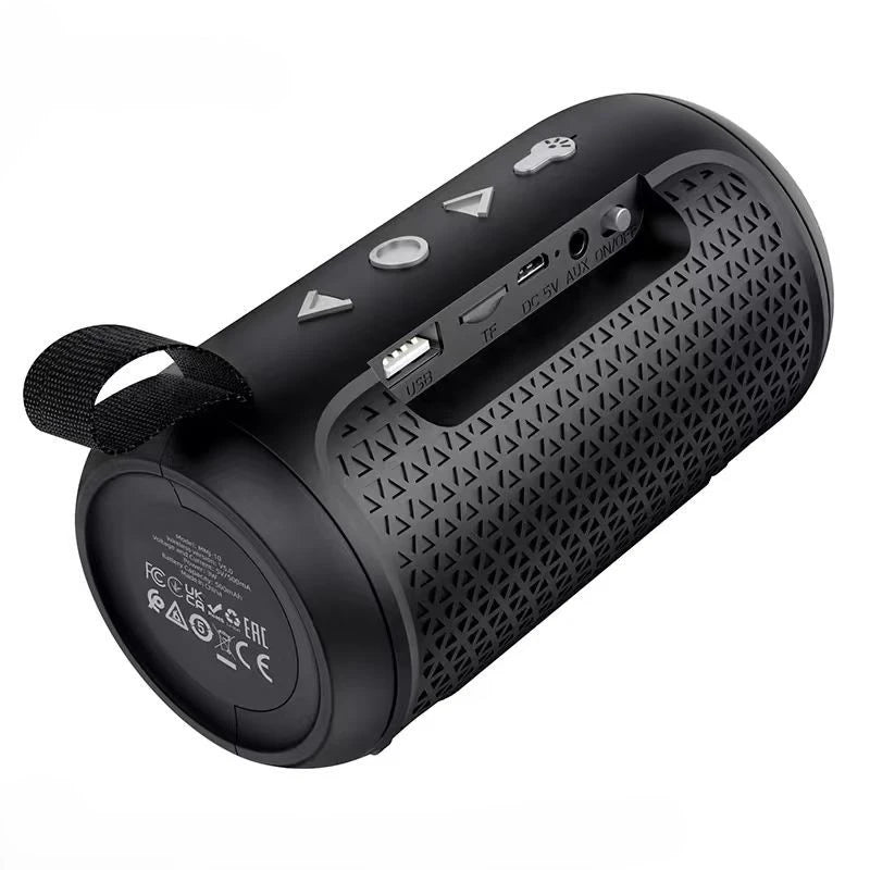 Hoco MMJ10 Portable Flashlight Wireless Bluetooth Speaker – Built-in LED Torch, 1200mAh Battery, TF, USB & FM Radio Support