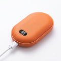 2-in-1 Rechargeable Hand Warmer & Portable Power Bank with Digital Display | Electric Pocket Hand Heater & Mobile Emergency Charger for Winter