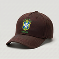 Premium Dark Coffee Brazil National Team Supporter Cap
