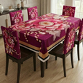 China Premium 3D Print Table Cloth Set