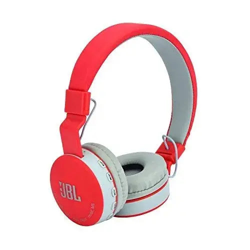 JBL 881A Wireless Bluetooth Headphone – Over-Ear Stereo Headset with Deep Bass, TF Card, FM Radio, AUX, Built-in Mic & Comfortable Cushion Design