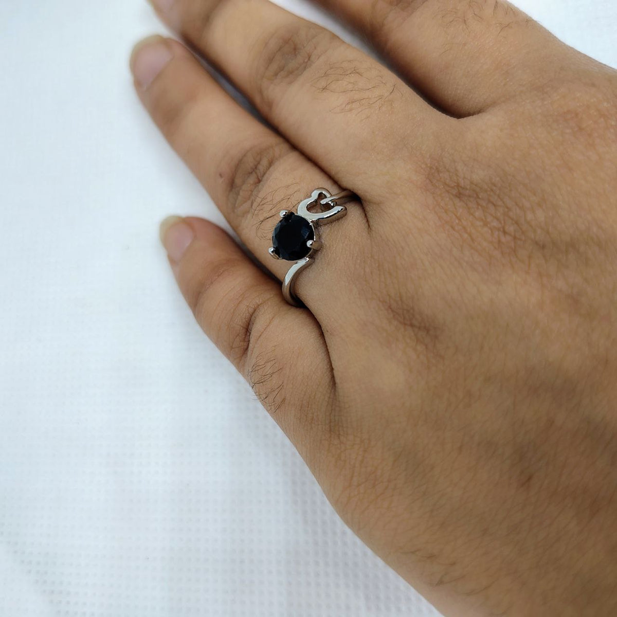 Heart Knot Adjustable Ring