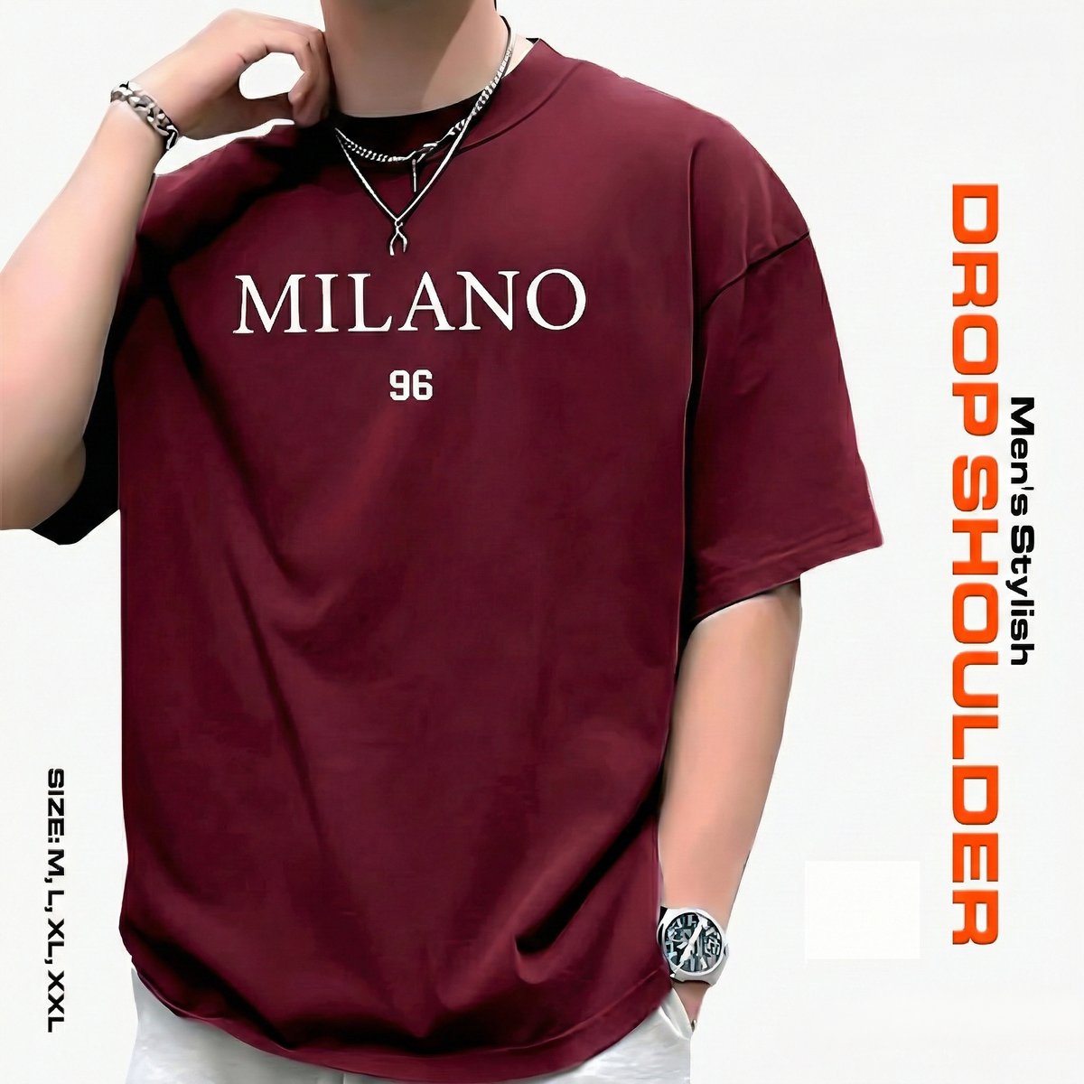 3 Pcs Combo Men's Stylish Drop Shoulder- Milano