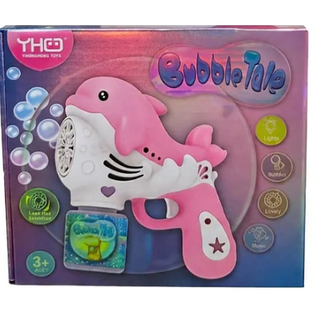 Yuhongchi bubble Tale-Dolphin Bubble Guns for Kids