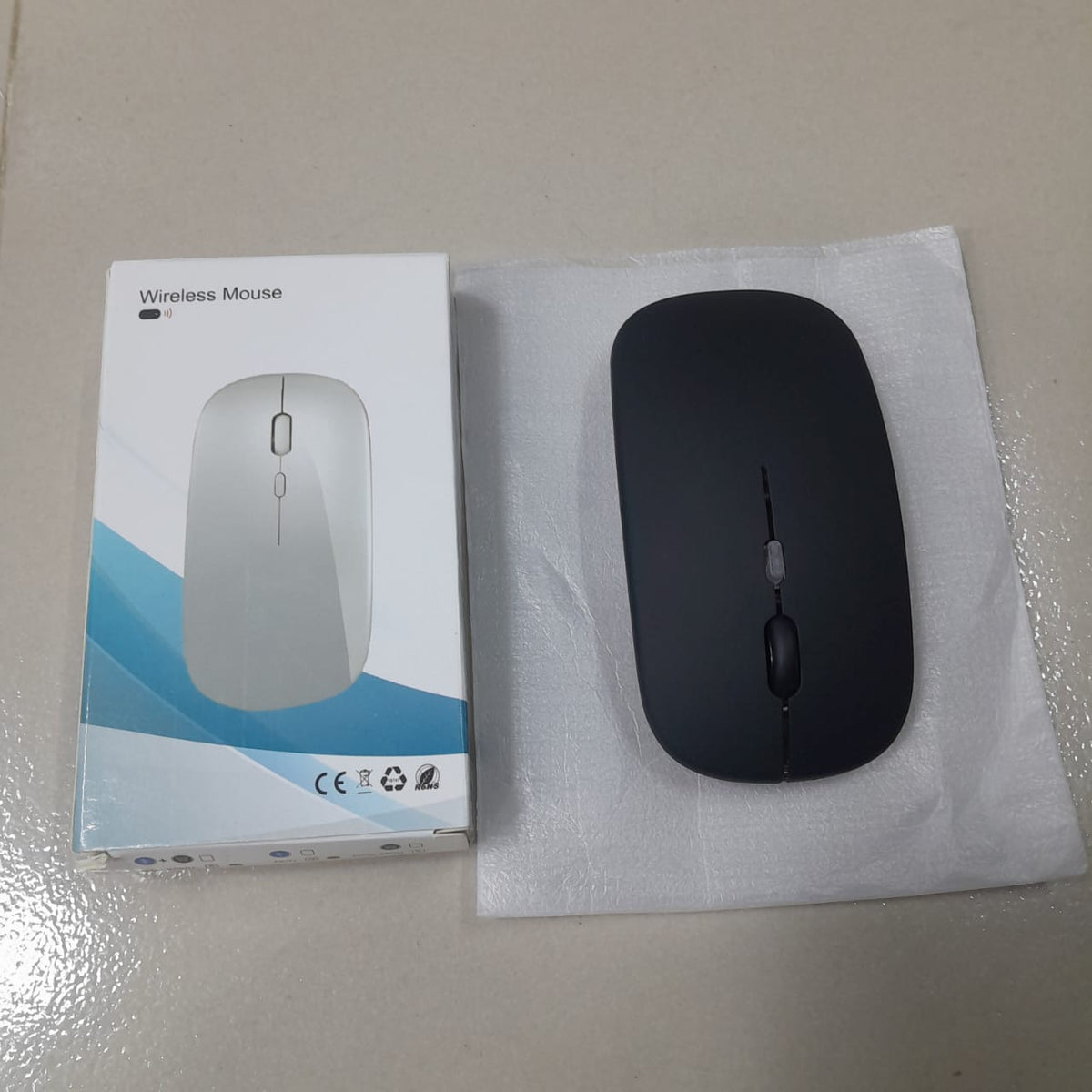 Wireless Silent Optical Mouse – 2.4GHz Wireless with Nano Receiver, 3-Level Adjustable 800/1200/1600 DPI, Ergonomic Ambidextrous Design & Long Battery Life