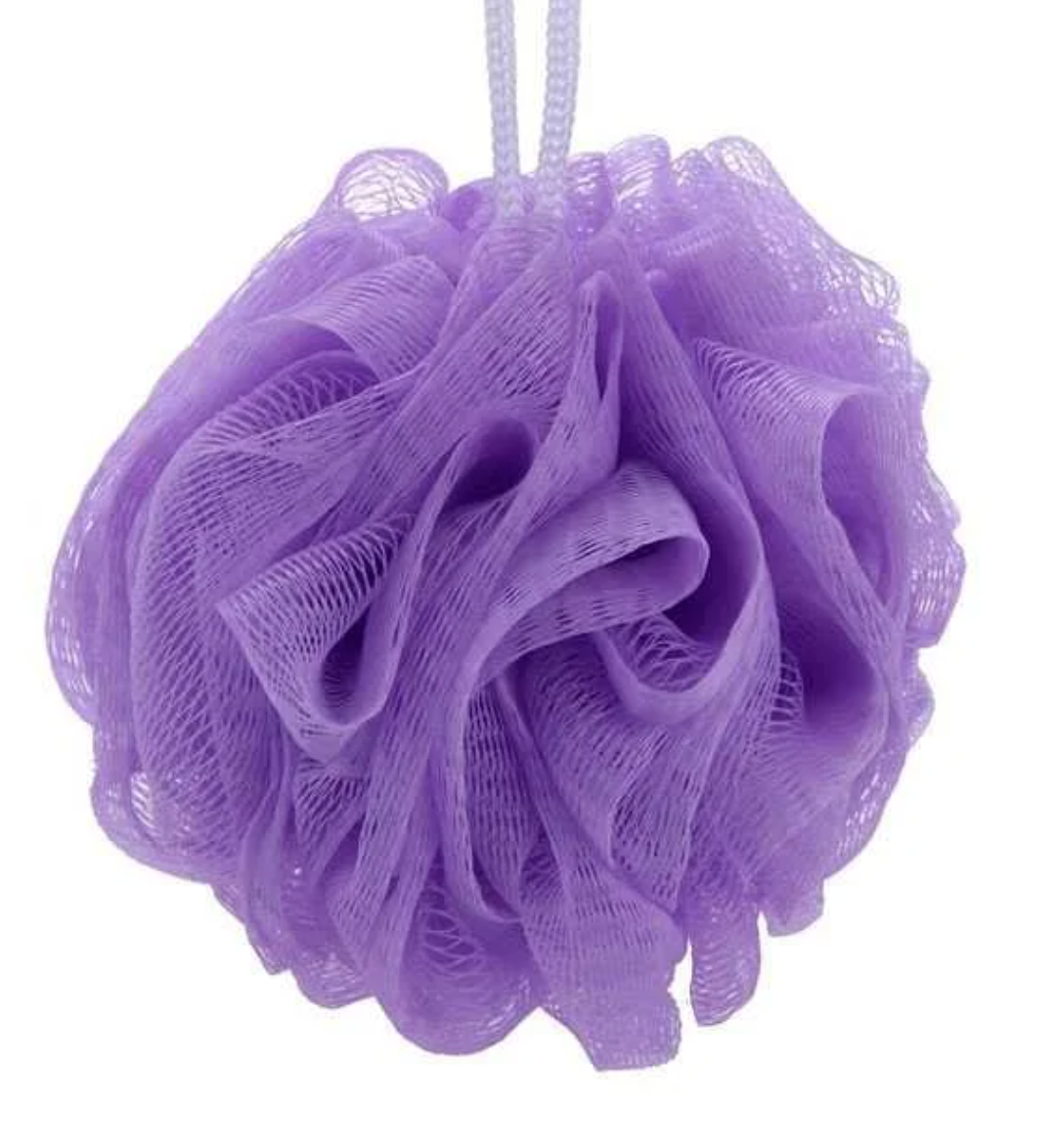 Long Handle Bath Shower Body Brush - Exfoliating Mesh Sponge Net