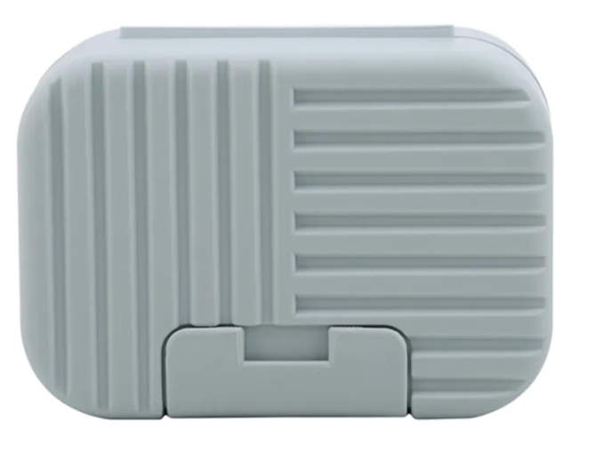 Portable Travel Soap Box with Lid - Leakproof Sealed Soap Case