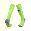 Professional Football Socks with Shin Guard Pocket - Long Tube Cushioned Sports Socks