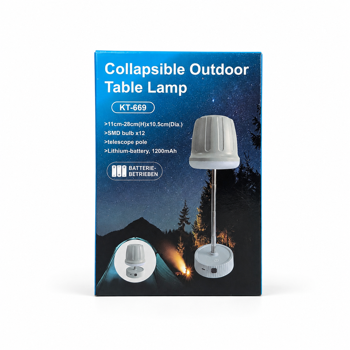 Collapsible Outdoor Table Lamp