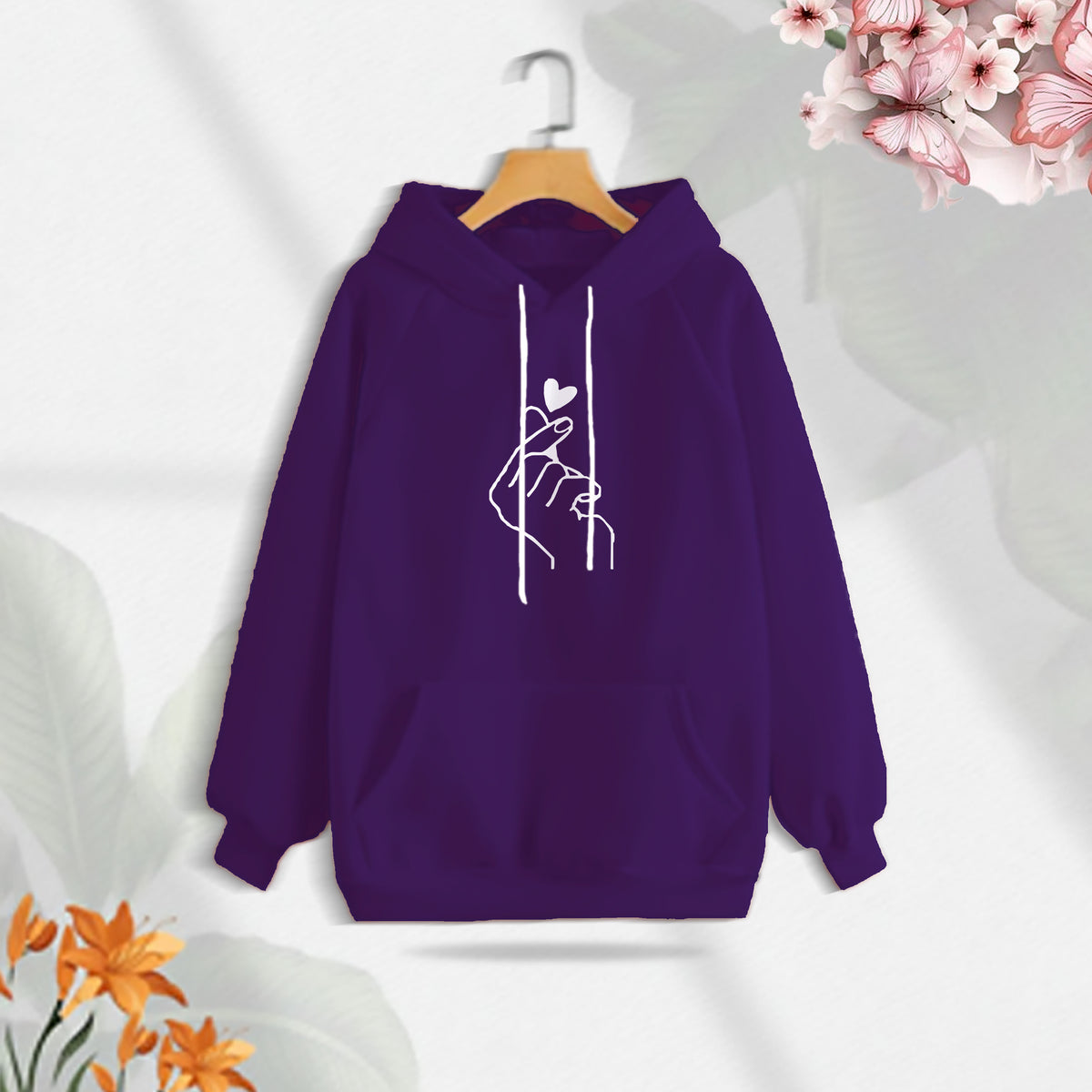 Premium Comfortable (Love Turi) Ladies winter hoodie