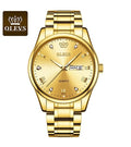 Olevs Luxury Men’s Quartz Watch (Golden )