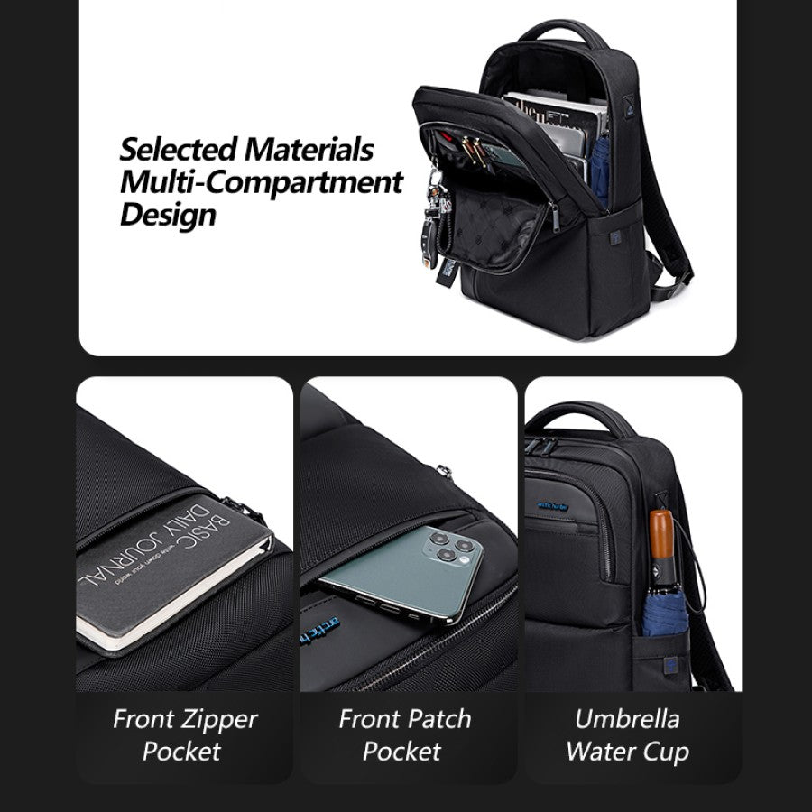 Arctic Hunter B00477 City Hunter Series Waterproof Anti Theft Backpack 15.6inch Laptop Compartmen