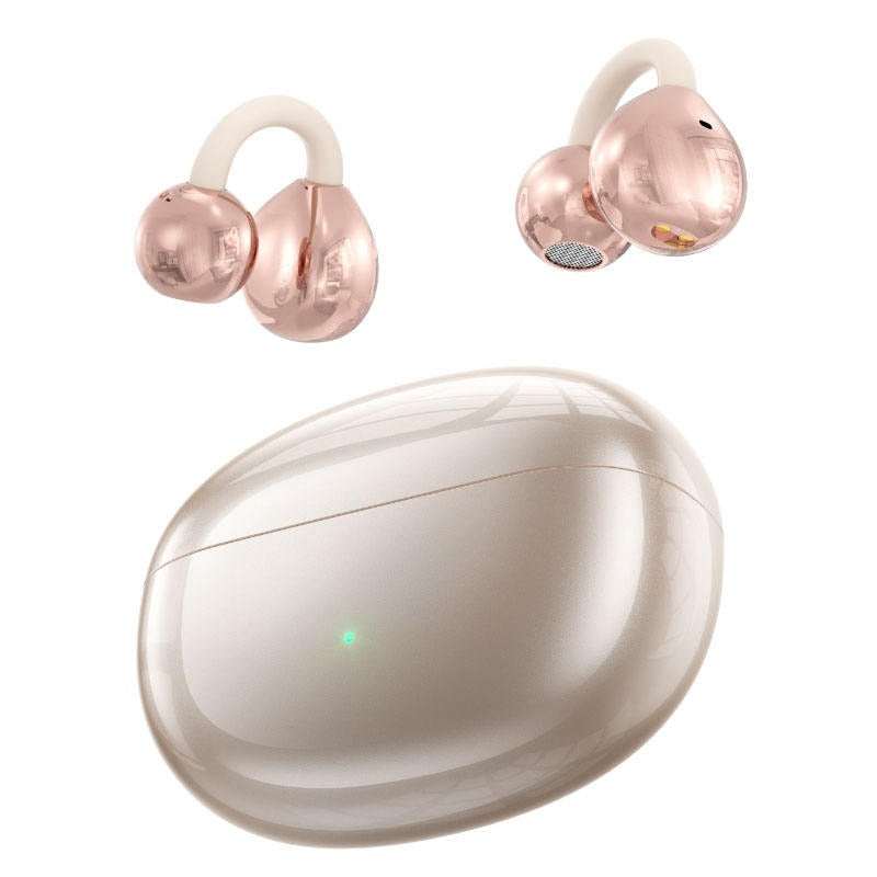 J87 Air Conduction Open-Ear True Wireless Earbuds – Bluetooth 5.4 TWS Sports Headphones with Wireless Charging, ENC Noise Cancelling & 24H Battery