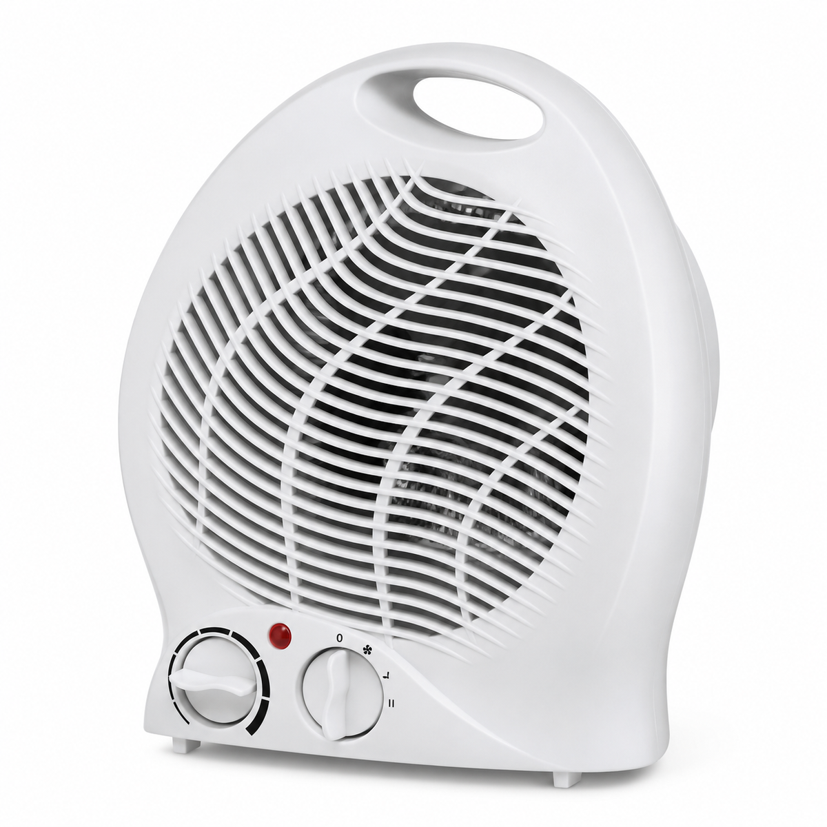 Interior Deluxe 2000W Electric Fan Heater – Fast Heating Portable Room Heater with Adjustable Temperature Control, 220-240V & 2-Year Warranty