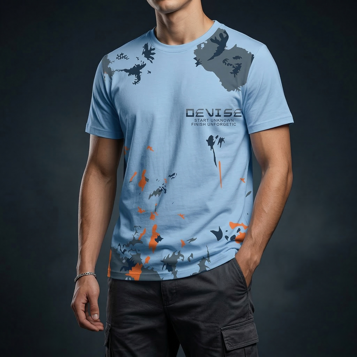 Stylish Comfortable sports T-Shirt (paste)
