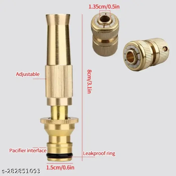 High Pressure Copper Spray Nozzle Hose Pipe Home Washing Car/Boat /Decks Tools
