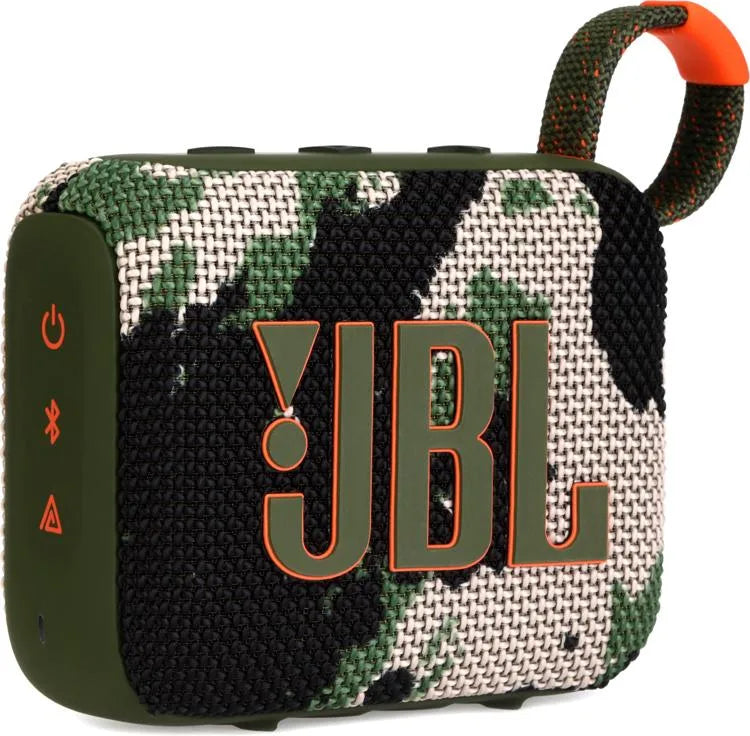 JBL GO 4 Ultra-Portable Waterproof Bluetooth Speaker – JBL Pro Sound, IP67 Dust & Water Resistant, 9 Hours Playtime with Bluetooth 5.3