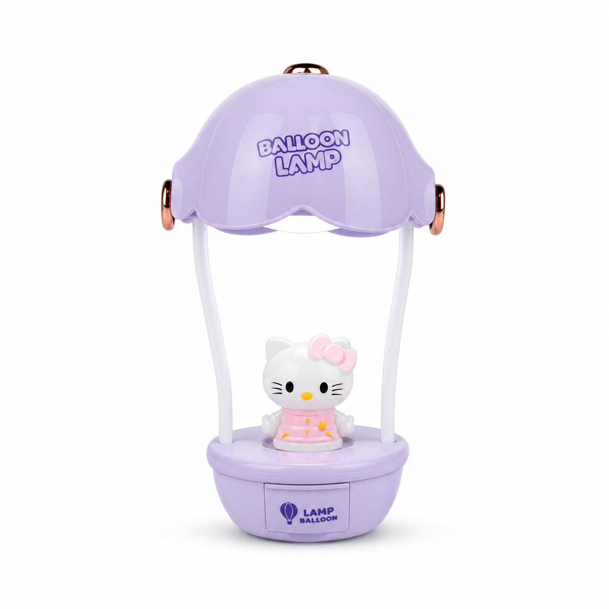 3 in 1 Mini Hot Air Balloon Night Light Desk Lamp with Pencil Sharpener – Cute Kids Study Table Decor & Showpiece