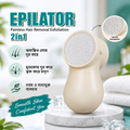 2 in 1 Painless Hair Removal & Exfoliation Device
