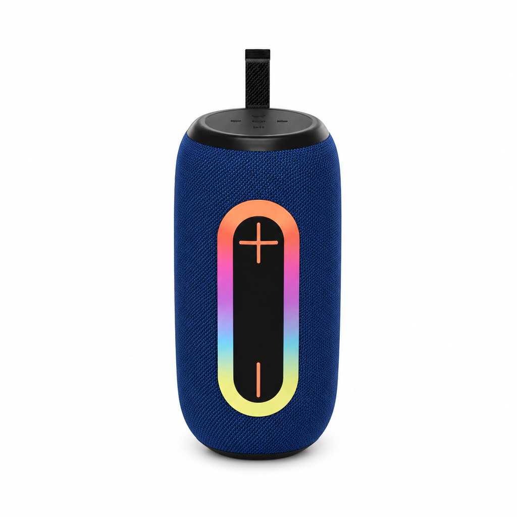 BS-27 RGB Wireless Bluetooth Speaker – Portable Outdoor Speaker with Dynamic LED Lights, Bluetooth Connectivity, USB/TF Card Support & Splashproof Design