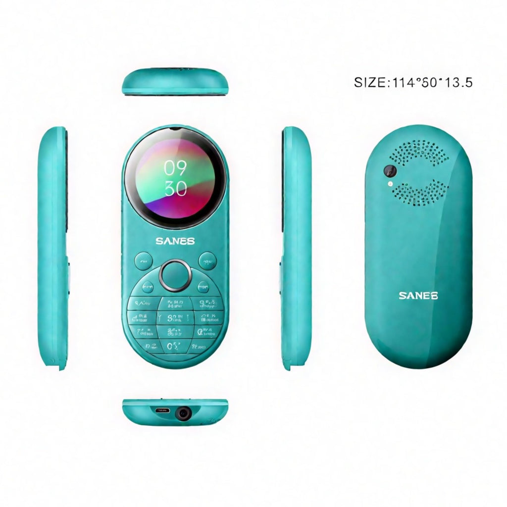 Sanee S113 Dual Sim Stylish Button Phone (blue)