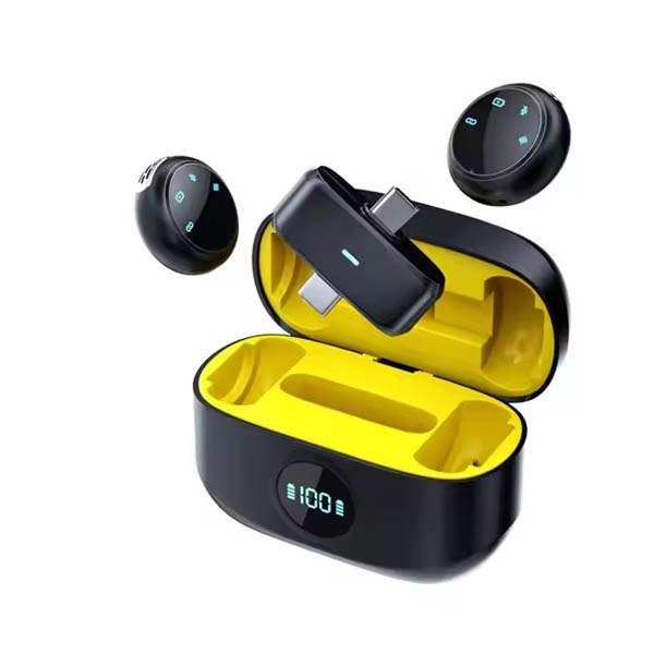 K31 PRO COLLAR CLIP BUTTON WIRELESS MICROPHONE FOR ANDROID & IOS