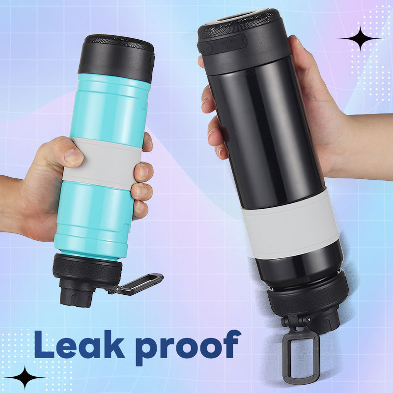 2-in-1 Portable Wireless Bluetooth Speaker & Water Bottle (550ml) – Leak-Proof Lifestyle Gadget with Hand Strap for Sports, Gym & Outdoor Travel