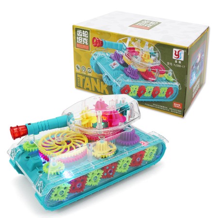 Transparent 3D Toy Tank