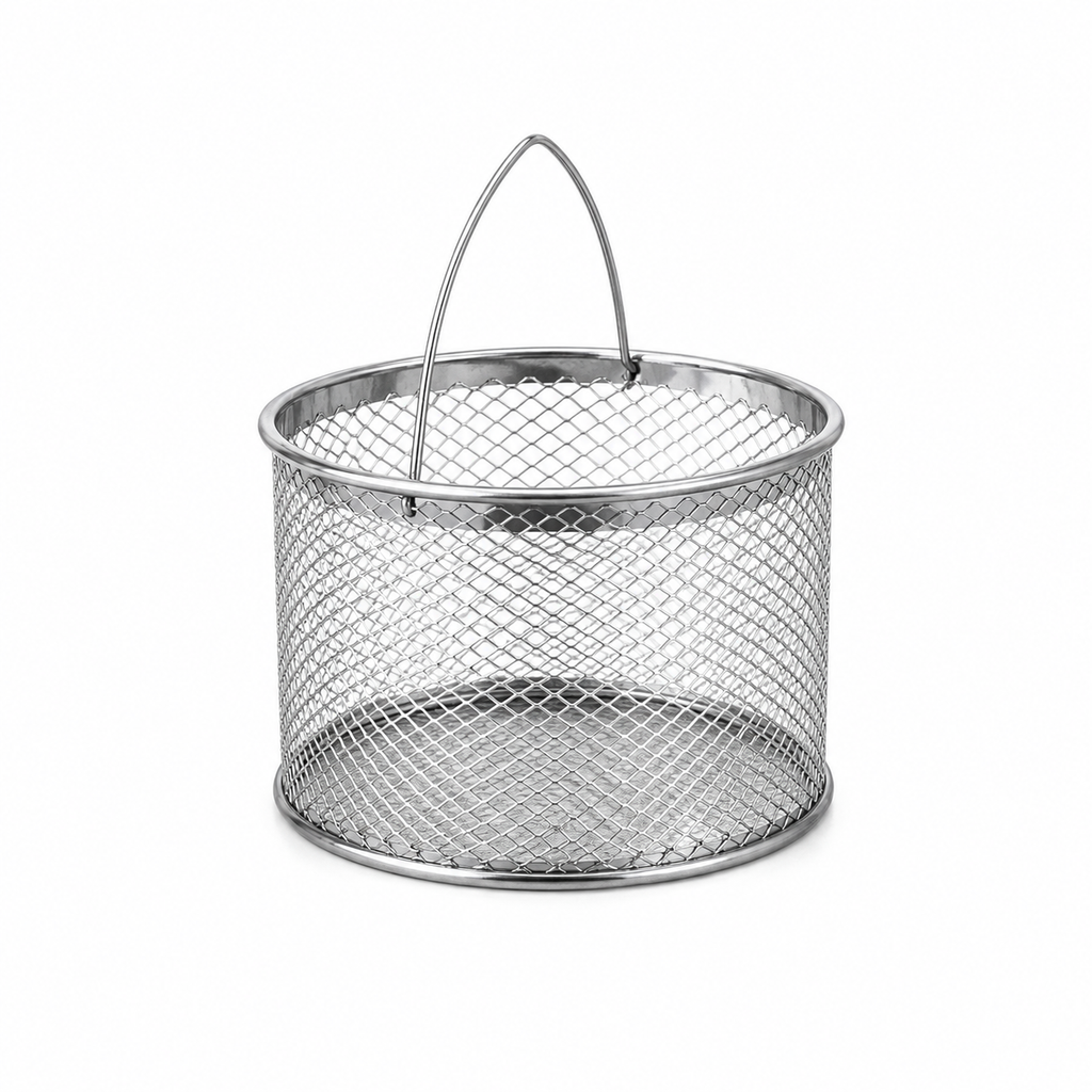 2L Stainless Steel Deep Fryer Pot with Basket & Thermometer – Non-Stick Oil Filter Deep Fryer for French Fries, Chicken, and Snacks