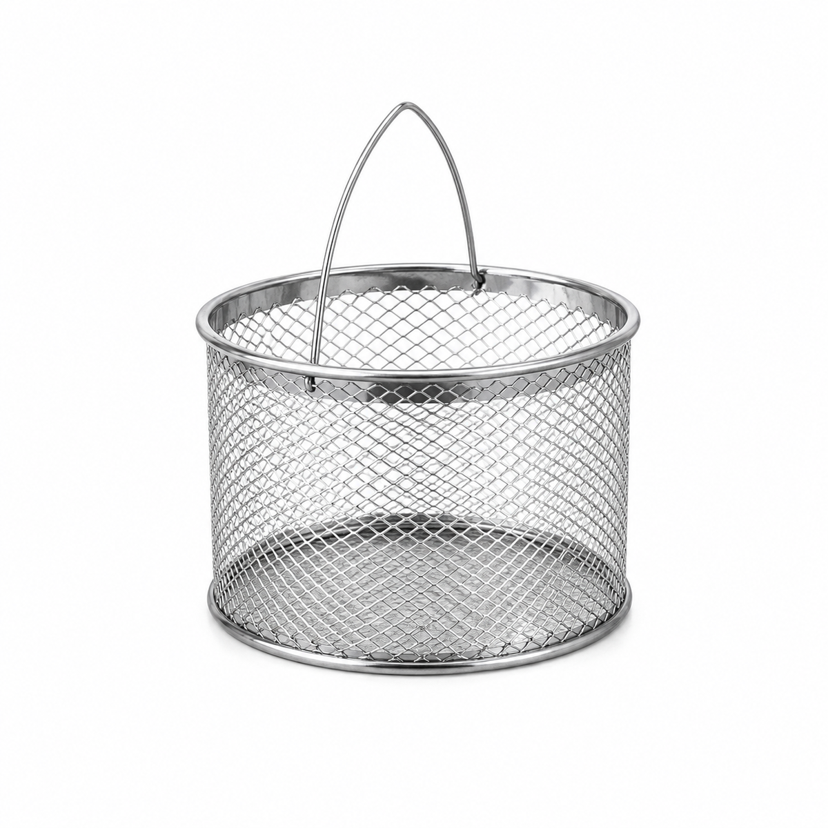 2L Stainless Steel Deep Fryer Pot with Basket & Thermometer – Non-Stick Oil Filter Deep Fryer for French Fries, Chicken, and Snacks