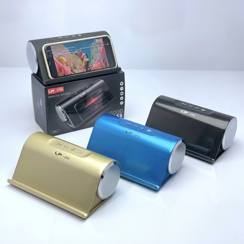 LP-V9A Wireless Bluetooth Speaker with Mobile Phone Stand